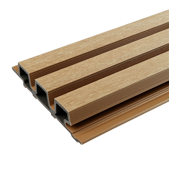 Bardage composite imitation bois aspect claire-voie - Weo 35 Fiberdeck - 33,00 MM x 170 MM - Long. 2,90 M - Coloris Cedar