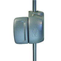 Fermeture d'urgence 2 points haut et bas - Fluid - Argent