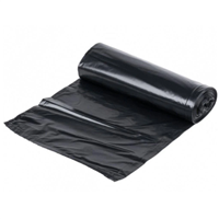 Sac poubelle Eco noir 20 microns - capacité 30 litres - rouleau de 25 sacs