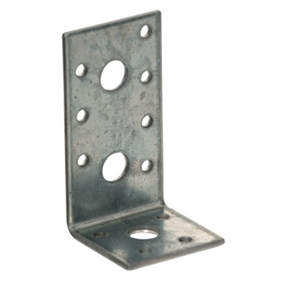 Equerre de fixation renforcée pour assemblage charpente - AE48-R - 90 x 48 x 48 mm - ép. 3 mm