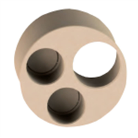 TAMP RED. TRI CIEGO D110-50-40-40