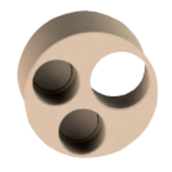 TAMP RED. TRI CIEGO D110-50-40-40