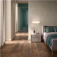 Carrelage intérieur effet bois en grès cérame émaillé - Nodis - 120 x 20 cm - ép. 9 mm - Rovere