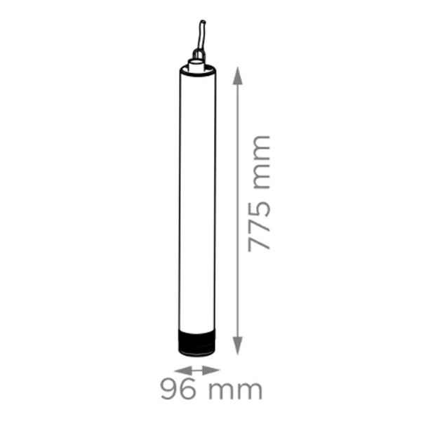 Pompe immergée automatique pour eaux claires et eaux pluviales - Saniwell 4-50 IPC - 230V - HMT max 50 m - Débit max 5 m³/h