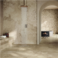 Carrelage sol intérieur antidérapant effet pierre en grès cérame rectifié - Solithe - 60,0 CM x 60,0 CM - ép.9,00 MM - Clair structuré