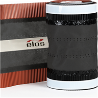 Closoir souple ventilé en polypropylène Elos pour faîtage et arêtier - coloris Rouge - 300 mm x 5,00 m