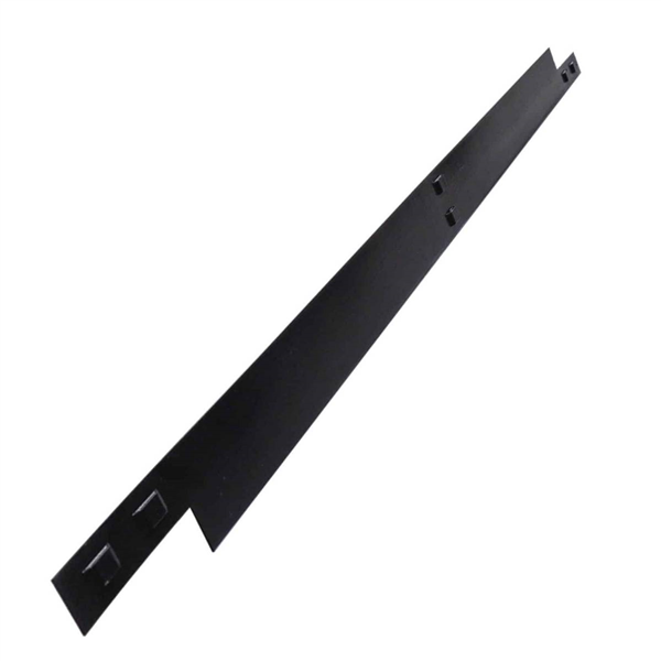 Bordure en acier Galvanisé Noir - 100 mm x 2,00 ml x 2 mm