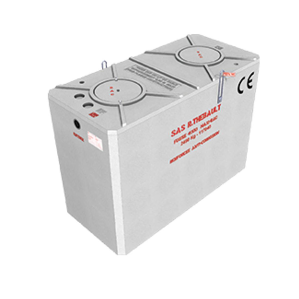 Fosse Toutes Eaux 3000 litres MAX-RAC préfiltre avec tampons