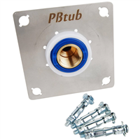 SERTIfix Gliss Monotrou F1/2"Ø13x16 Kit Fixation-Plaque 13mm-SERTIgliss