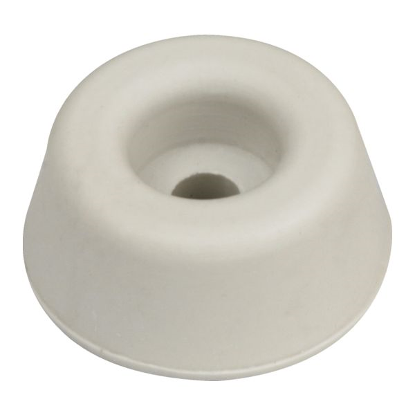 Butoir caoutchouc blanc tpe diamètre 40 mm hauteur 25 mm : PRODIF-SOMEC 000573