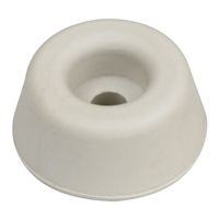 Butoir caoutchouc blanc TPE diamètre 40 mm hauteur 25 mm - lot de 50