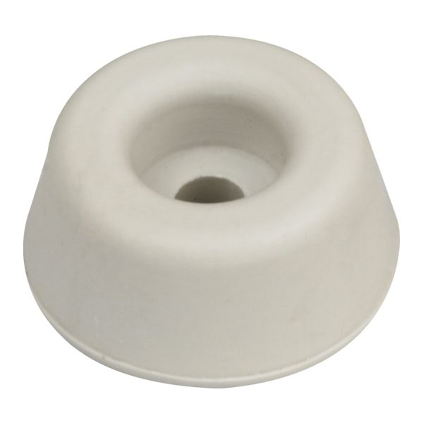Butoir caoutchouc blanc TPE diamètre 40 mm hauteur 25 mm - lot de 50