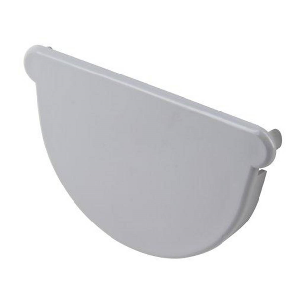Fond symétrique Nicoll FCN16 pour gouttière LG16 ou naissance de développé 160 mm - Techtan Gris