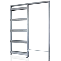 Châssis à galandage ajouré Gypso pour porte coulissante escamotable - ouverture de 70 CM x 203 CM