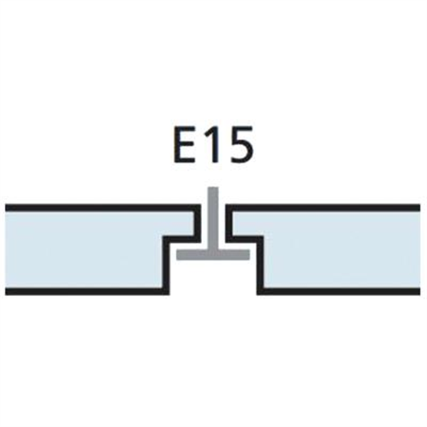Dalle de plafond acoustique extra blanche à bords E15S8 (feuillurés) - Blanka Rockfon - 600 MM x 600 MM - ép.20 MM
