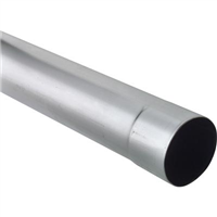 Tuyau de descente tulipe pour gouttière en zinc - Ø 80 MM - ép. 0,65 MM - 3 M