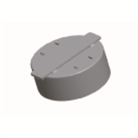 TAMPON DE VISITE PVC ASSAINISSEMENT POUR TABOURET VERROUILLABLE DIAMETRE 250MM
