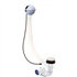 Vidage automatique pour baignoire Easybain Nicoll - Garde d'eau 50 mm - Câble 650 mm - Bi-matière