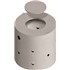 Regard de puit filtrant et cylindrique avec tampon et oreilles de levage - diamètre 1100 MM - hauteur 1080 MM
