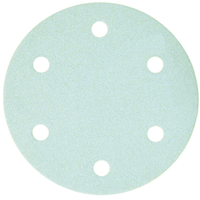 Disque abrasif anti-encrassant à 6 trous SEA en corindon supérieur - diamètre 150 mm - grain 80 - lot de 5