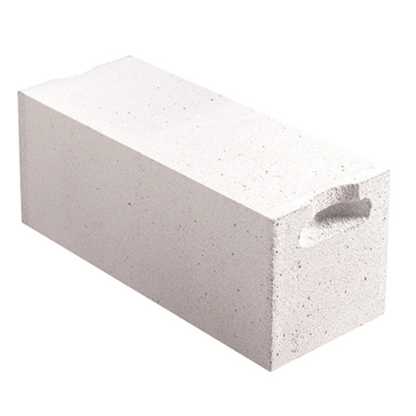 Bloc béton cellulaire lisse avec poignées - Ytong Energie 25 TP - R = 2,78 m².K/W - 625,0 MM x 250,00 MM - ép. 250,00 MM