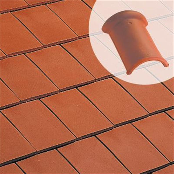 Tuile faîtière 1/2 ronde à emboîtement - 717 Edilians - Rouge