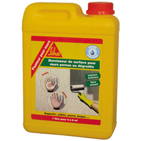 Fixateur de surface pour murs poreux ou dégradés Sika bidon de 2 litres