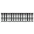 Grille caniveau fonte à barreaux longitudinaux maille 29/14 mm PMR C250 - pour caniveau BIRCOslim DN 150 - Longueur 500 mm