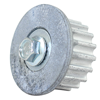 Pignon moteur avec vis et rondelle pour bétonnières Altrad BI 190 F BI 190 TF LB 140 B165 et B180 LB