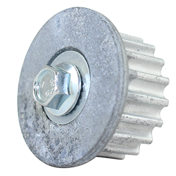 Pignon moteur avec vis et rondelle pour bétonnières Altrad BI 190 F BI 190 TF LB 140 B165 et B180 LB