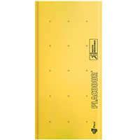 Plaque de plâtre haute dureté Placo Placodur BA13 - 2,50 M x 1,20 M - ép. 12,5 MM