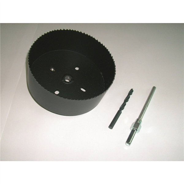 Scie cloche PVC 200 mm, noire