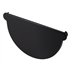 Fond de naissance Nicoll pour gouttière demi-ronde de 25 cm - Longueur 20 mm - Techtan - Noir