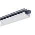 Profilé de finition simple pour lambris sous toiture PVC blanc - Clipsable en 2 parties - Fixation sur liteaux - Longueur 4,00 M