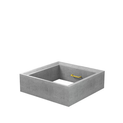 CONDUITE CARRE, 100X100 CM, HAUTEUR 30 CM, 1 ECHELON