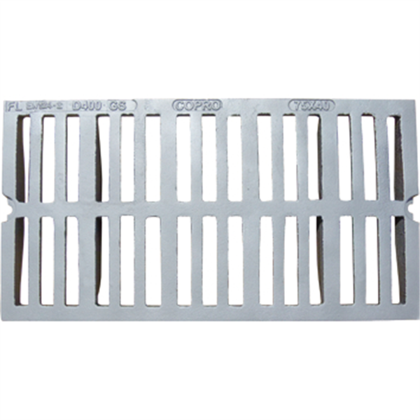 Grille pour caniveau sans cadre D400 pour circulation longitudinale RFGD7540