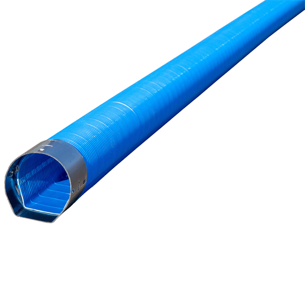 Tuyau de drainage routier pré-manchonné AutoDrain en PVC-U bleu - diamètre 110 MM - longueur 6,00 M