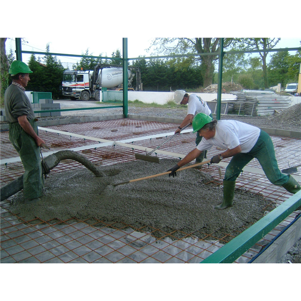 Règle-joint standard(règle à béton) Toffolo 40 mm, longueur 3 m couleur grise