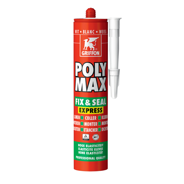 POLY MAX FIX&SEAL EXPRESS BLANC - CARTOUCHE 435 G