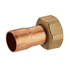 Raccord fer - cuivre droit écrou prisonnier  Diamètre 14 mm - F20 x 27 mm - Noyon & Thiebault