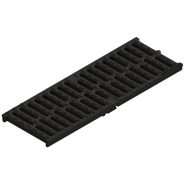 GRILLE PASSERELLE FONTE FENTE 12MM - L500MM - CANIVEAUX X200-M200 - D400
