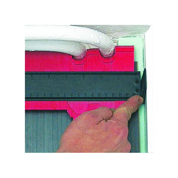 Gabarit rapporteur de forme Taliaplast pour carreleur  - longueur 250 mm