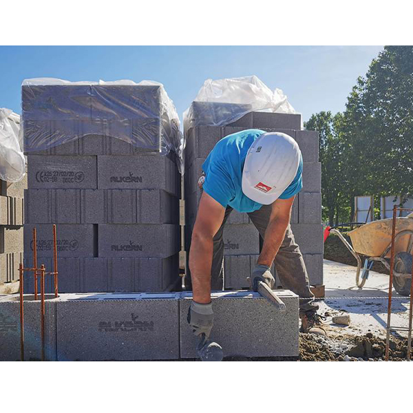 Bloc béton isolant Confort R1 Alkern - 500 MM x 200 MM x 200 MM - B60