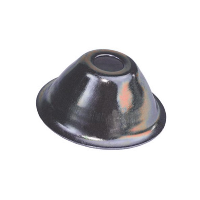 Rosace conique fixation plomberie Ø 32 mm Hauteur 14 mm - Acier zingué blanc - Sachet de 20