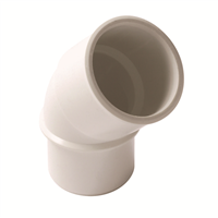 COUDE SIMPLE MF 45' D.50 BLANC