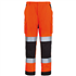 Pantalon de travail haute visibilité orange multipoches et bandes rétroréfléchissantes - PATROL - Taille L