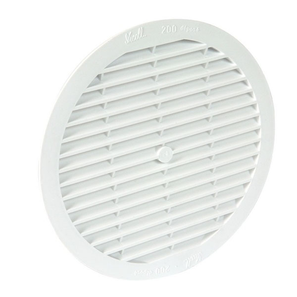Grille de ventilation ronde B113 NICOLL diamètre 150 mm