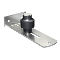 Guide à visser réglable avec 1 olive zytel diamètre 45 mm