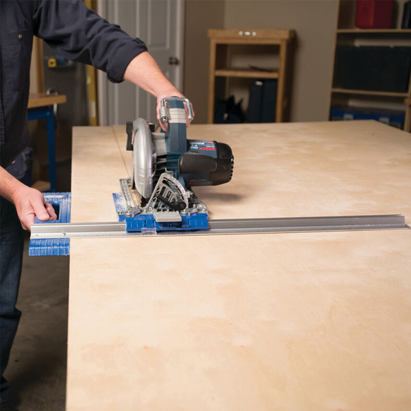 Guide de bord métrique pour scie circulaire Kreg KMA2685 Rip-Cut - rail alu de 76,2 x 762 mm
