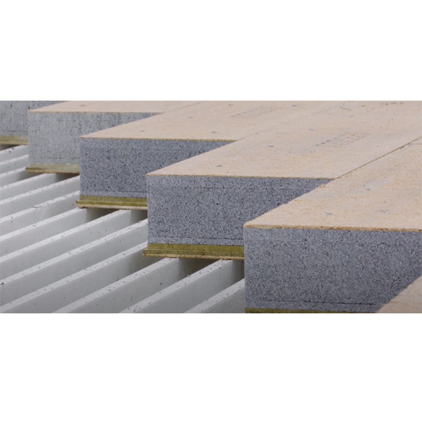 Panneau isolant pour dalle béton pose en fond de coffrage - Fibrastyroc Clarté Agrafé - R 3,45 m².K/W - 2,00 M x 0,60 M - ép.125 MM